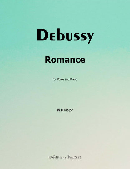 Romance, by Debussy