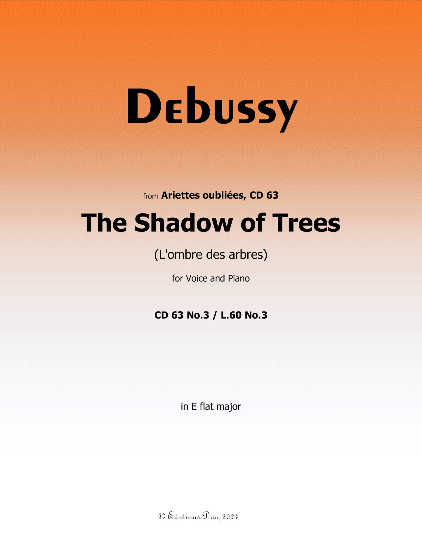 The Shadow of Trees, by Debussy