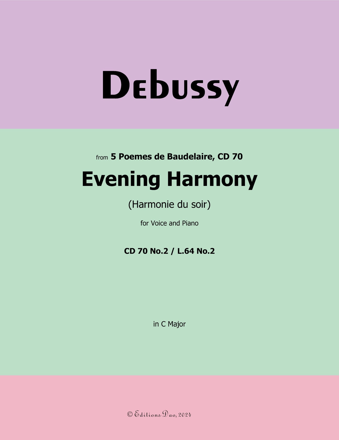 Evening Harmony, by Debussy