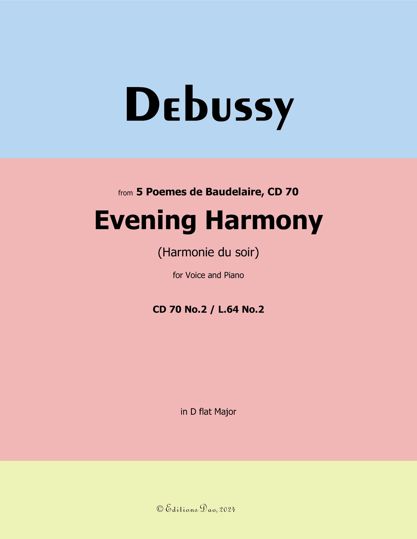 Evening Harmony, by Debussy