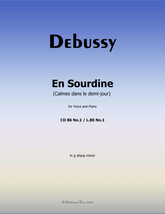 En Sourdine, by Debussy