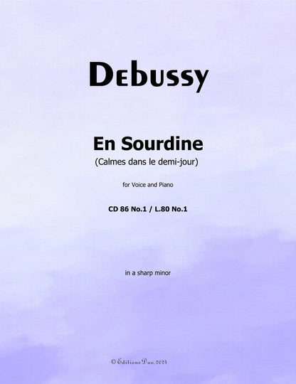 En Sourdine, by Debussy