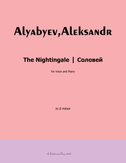 The Nightingale,by Alyabyev