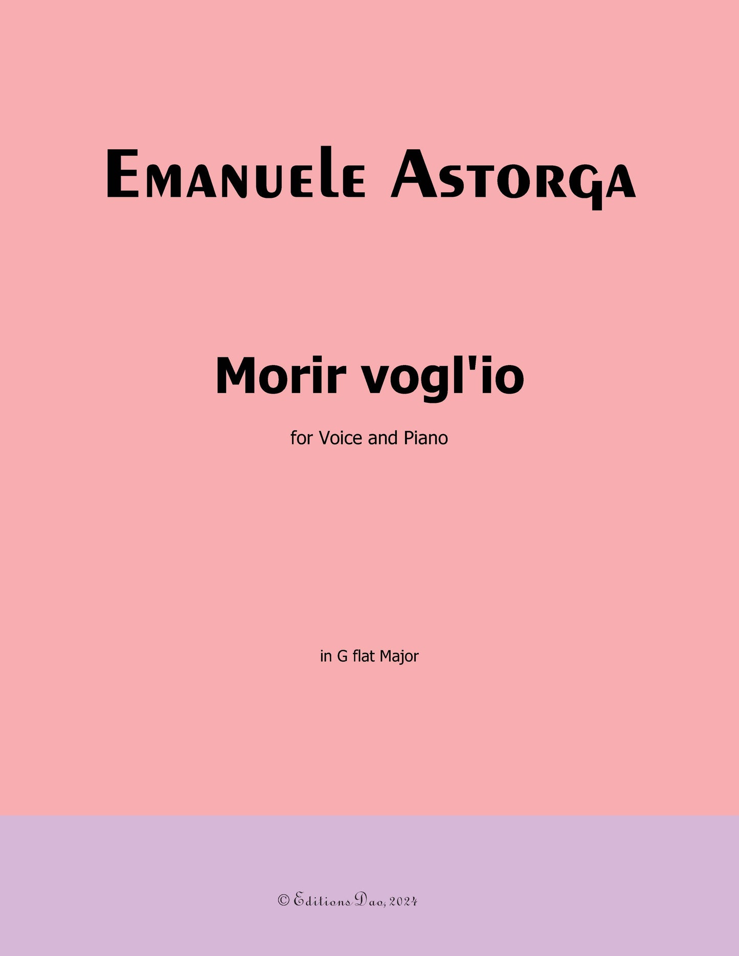 Morir voglio, by Astorga