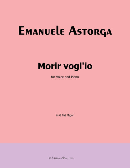 Morir voglio, by Astorga