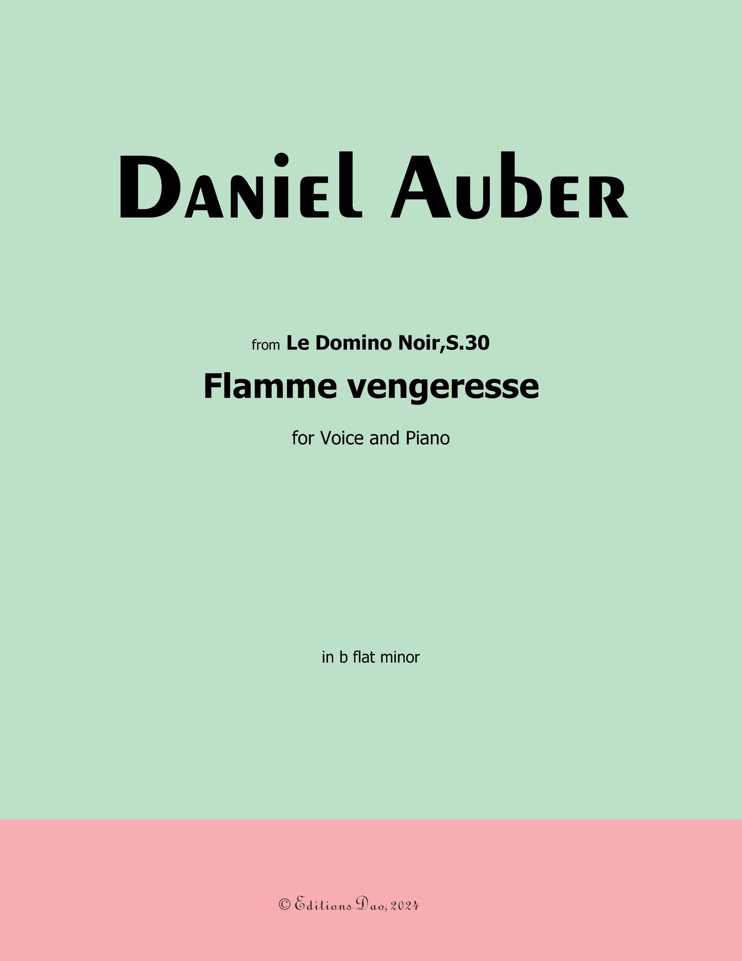 Flamme Vengeresse, by Auber