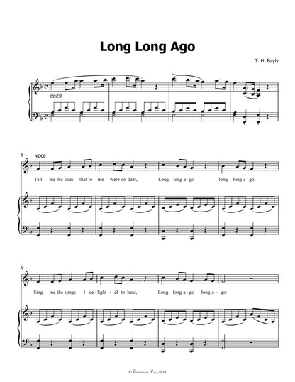 Long Long Ago, by T. H. Bayly