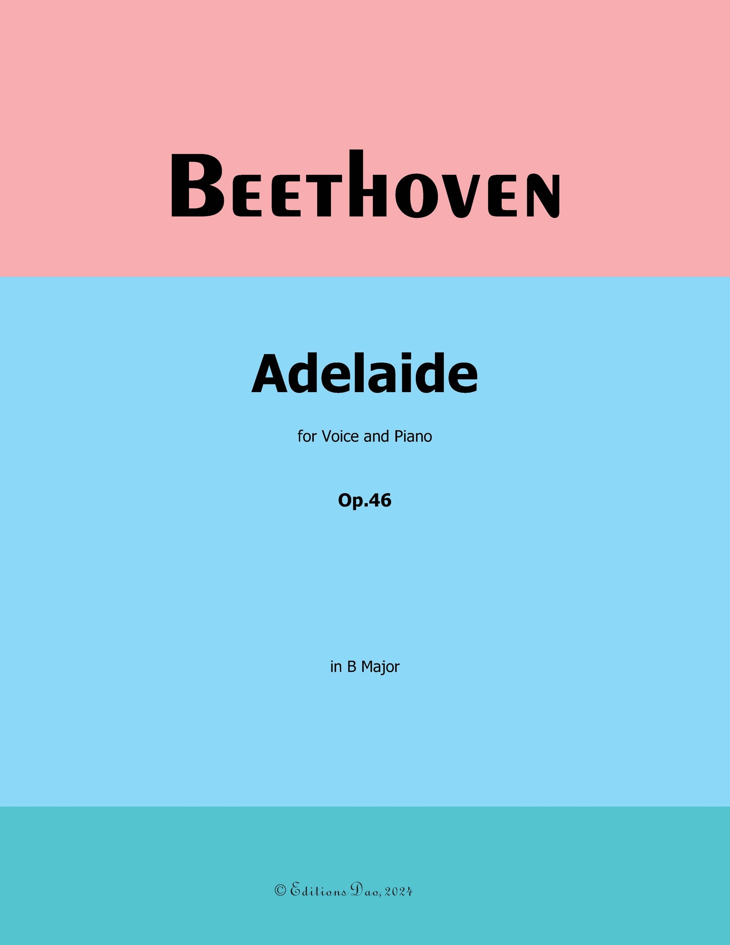 Adelaide by Beethoven 