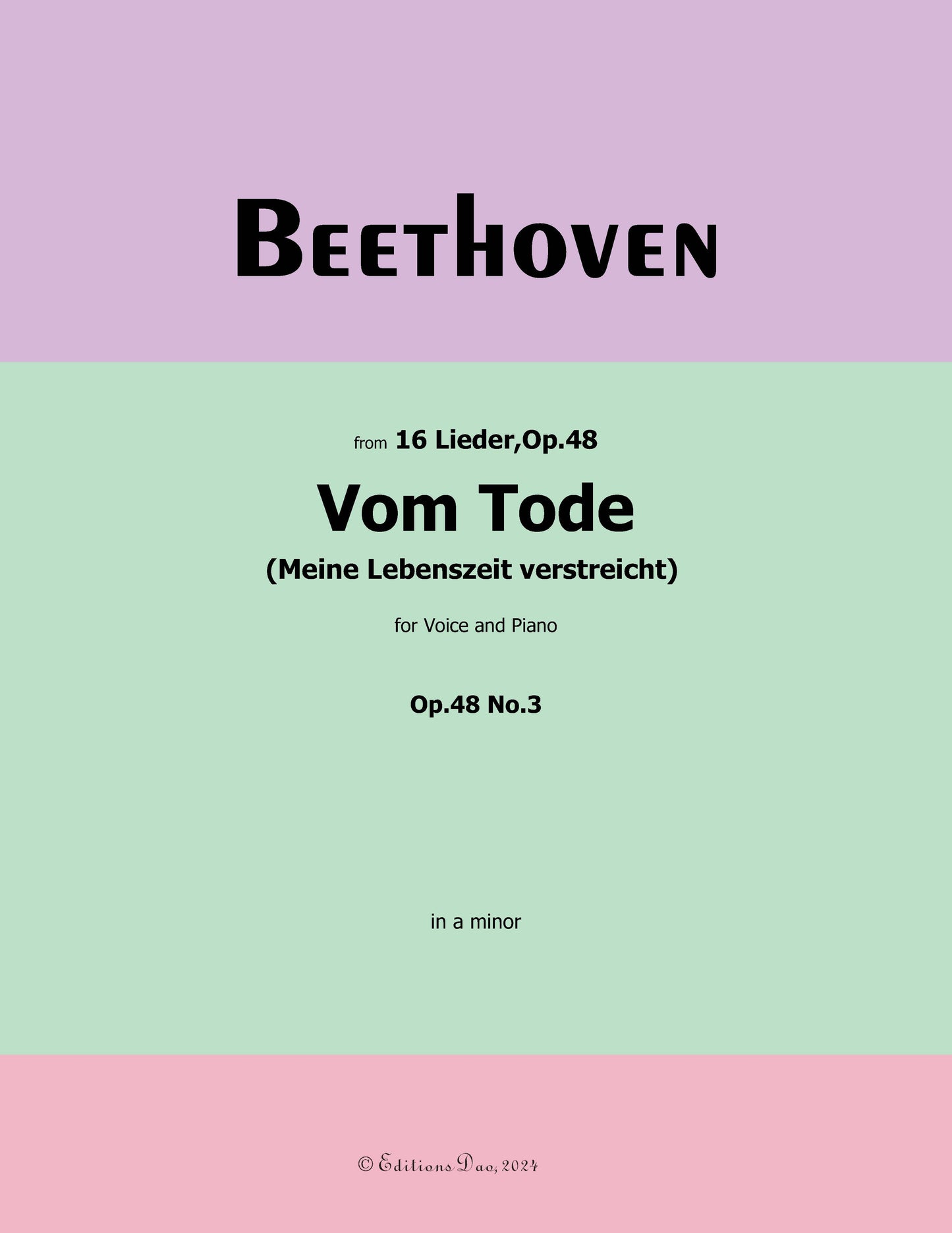 Vom Tode, by Beethoven