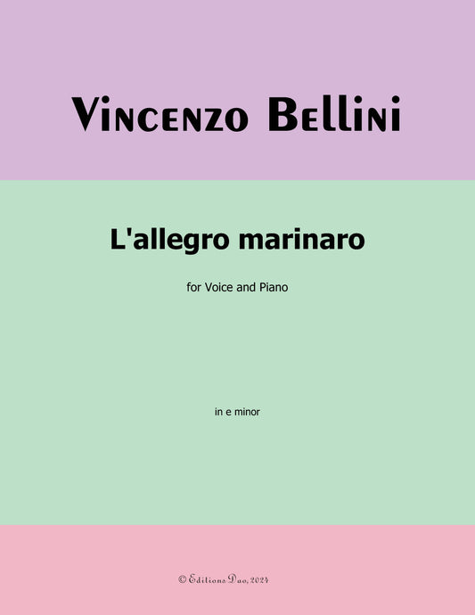 L'allegro marinaro, by V. Bellini