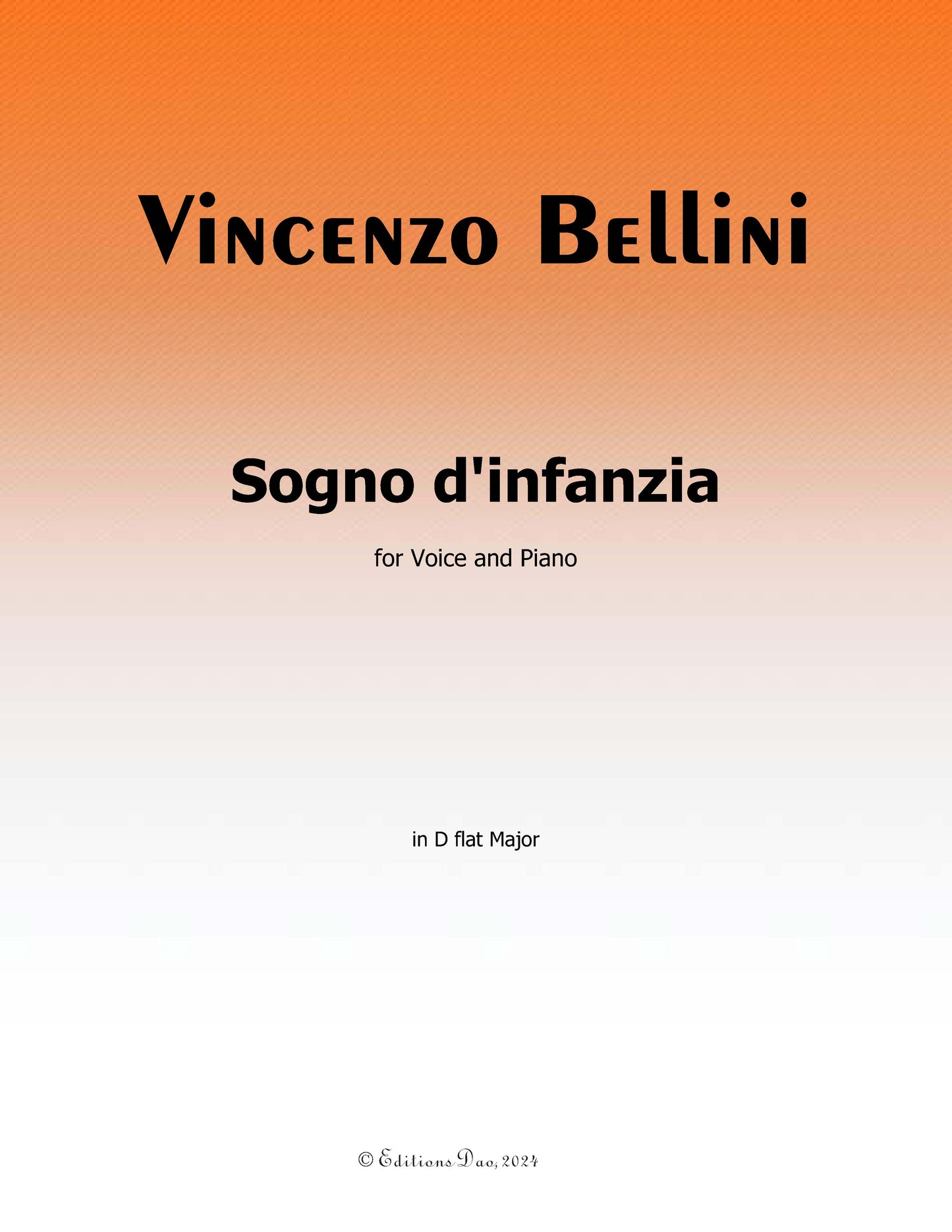 Sogno d'infanzia, by V. Bellini