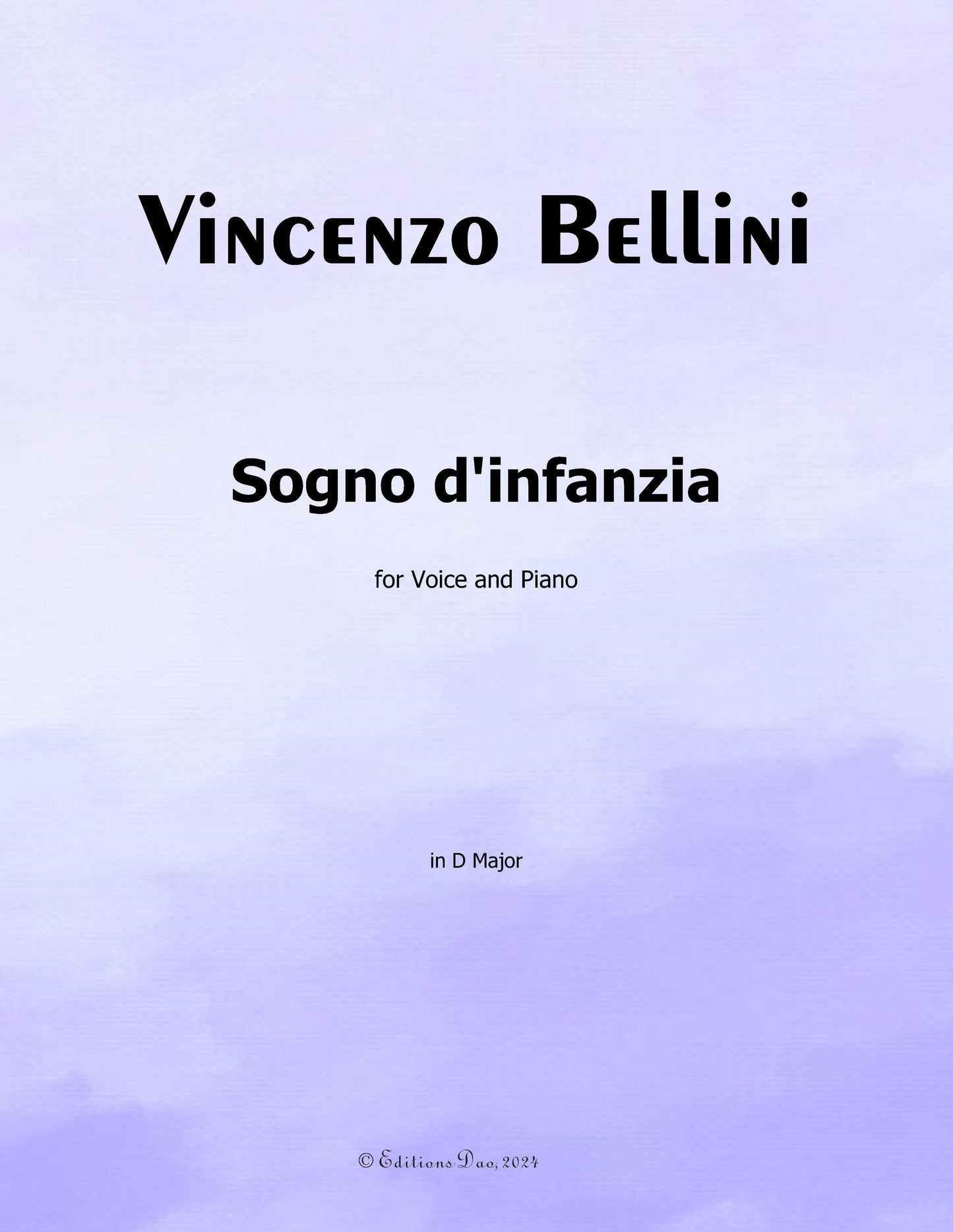 Sogno d'infanzia, by V. Bellini