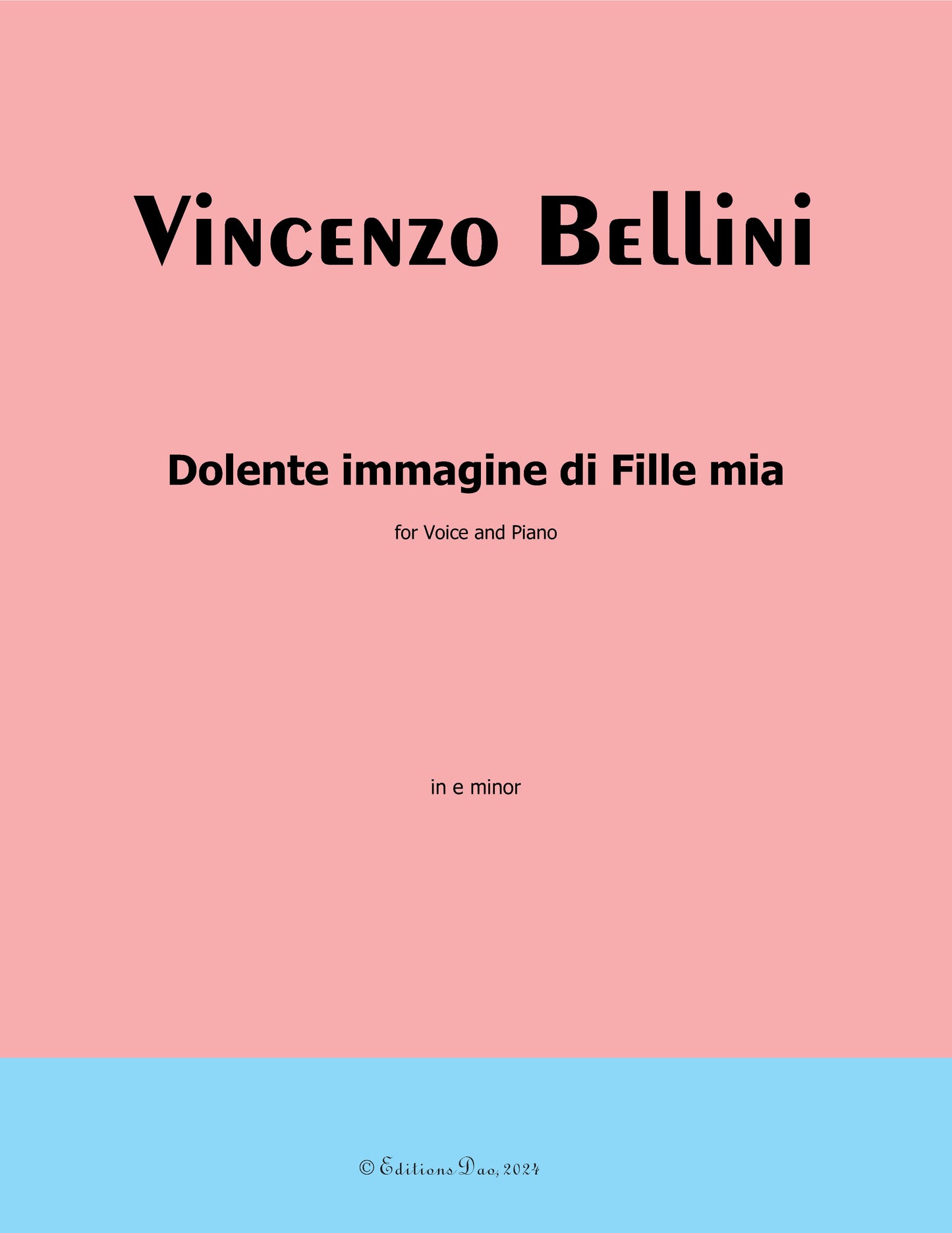 Dolente immagine di Fille mia, by V. Bellini