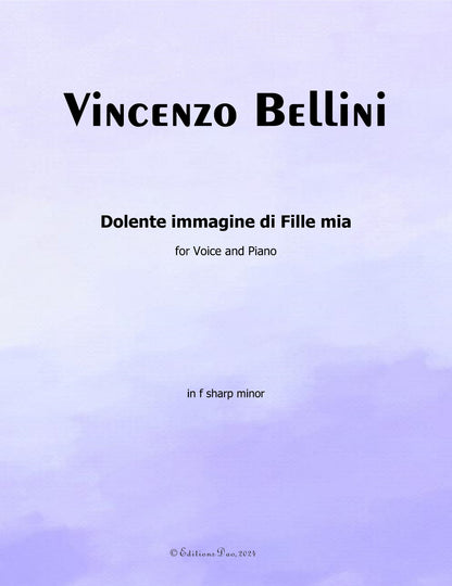 Dolente immagine di Fille mia, by V. Bellini