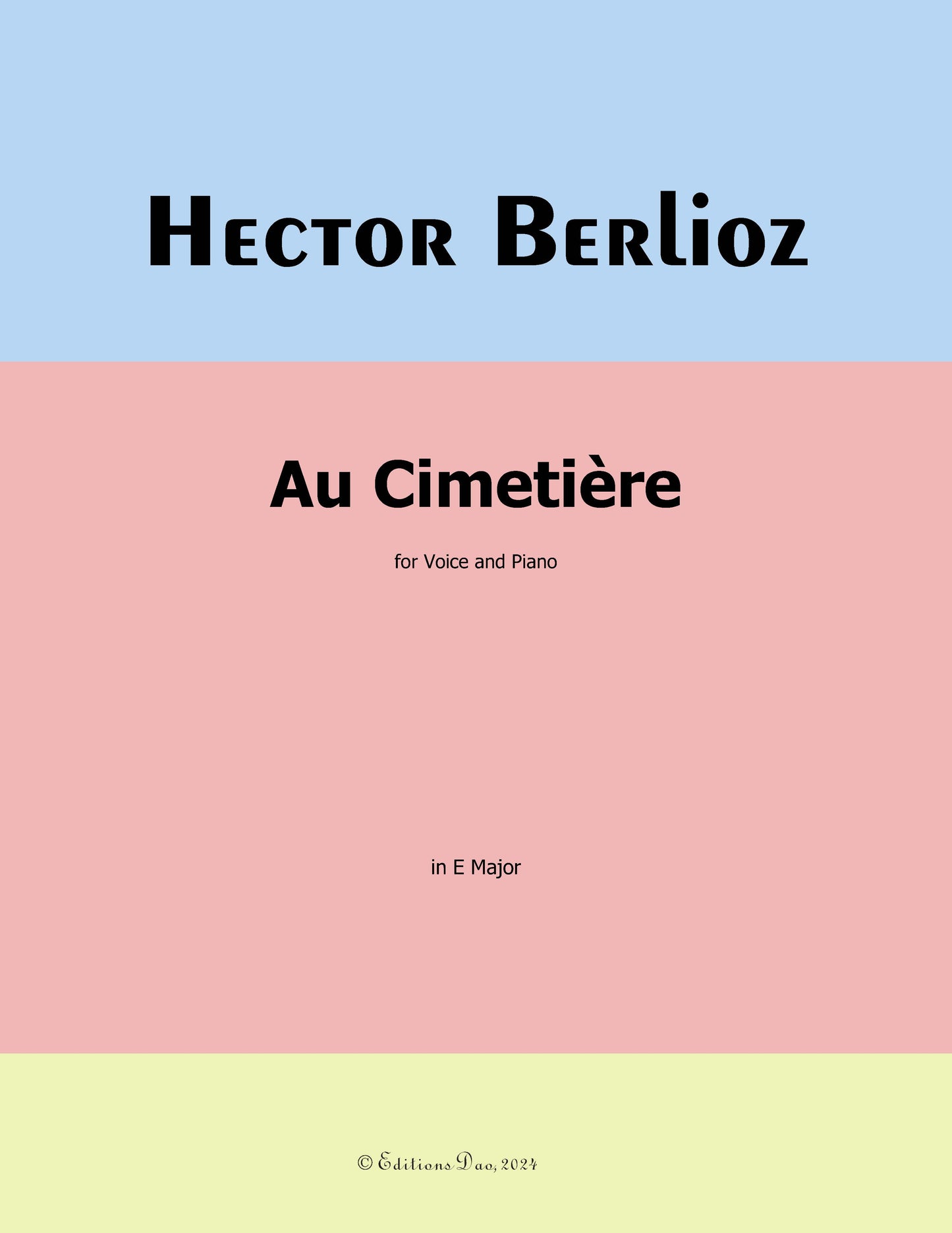 Au Cimetiere, by Berlioz