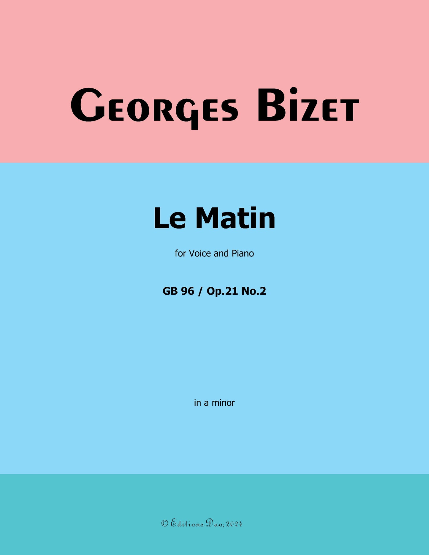 Le Matin, by Bizet