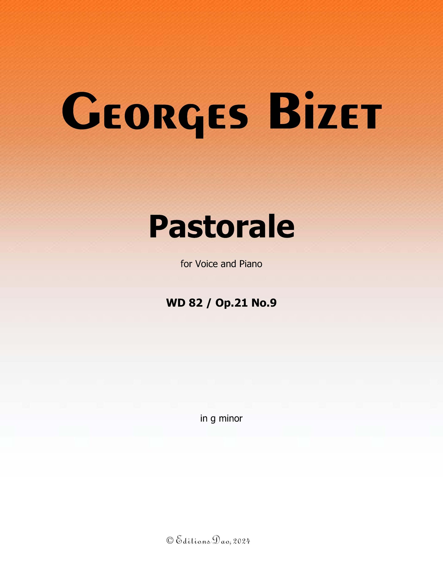 Pastorale, by Bizet