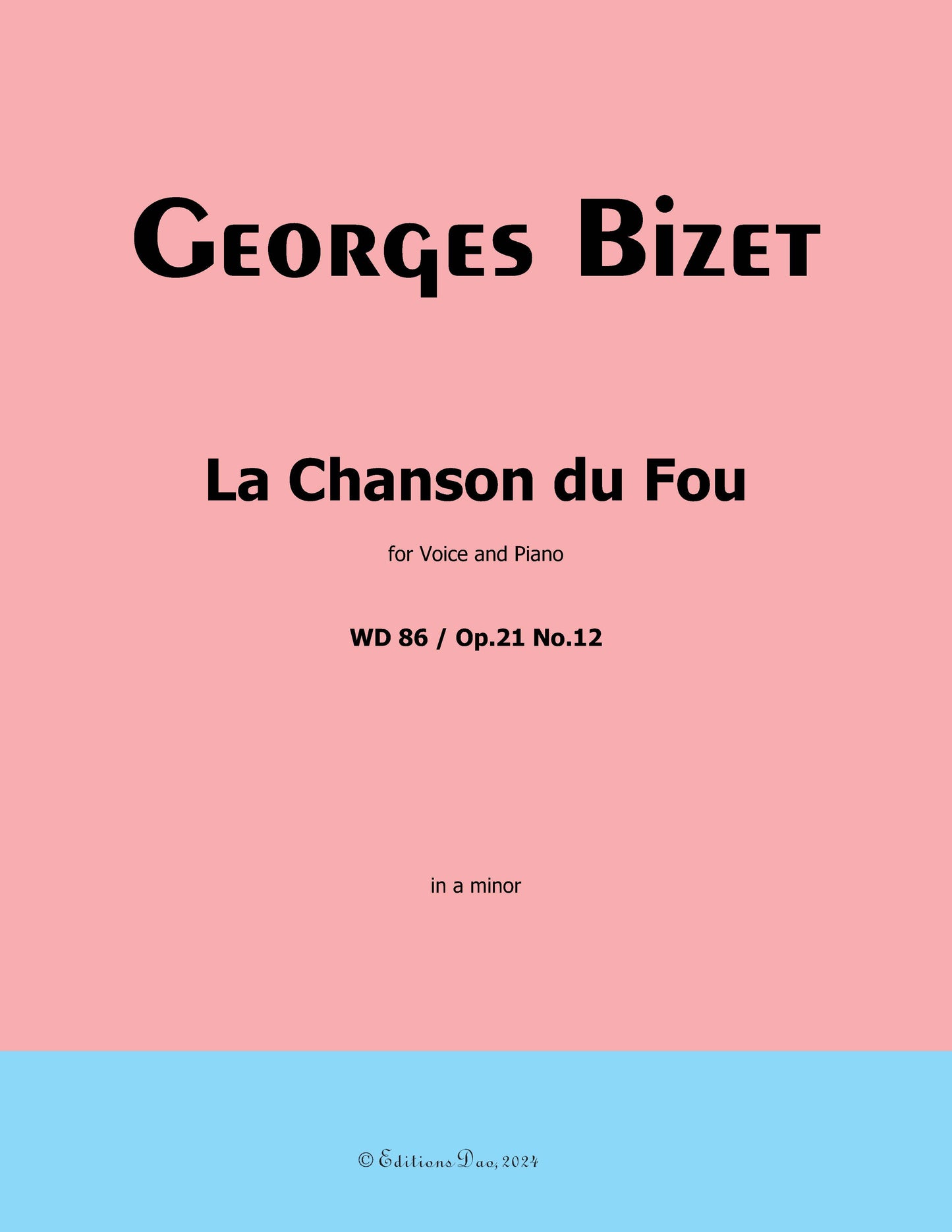 La Chanson du Fou, by Bizet