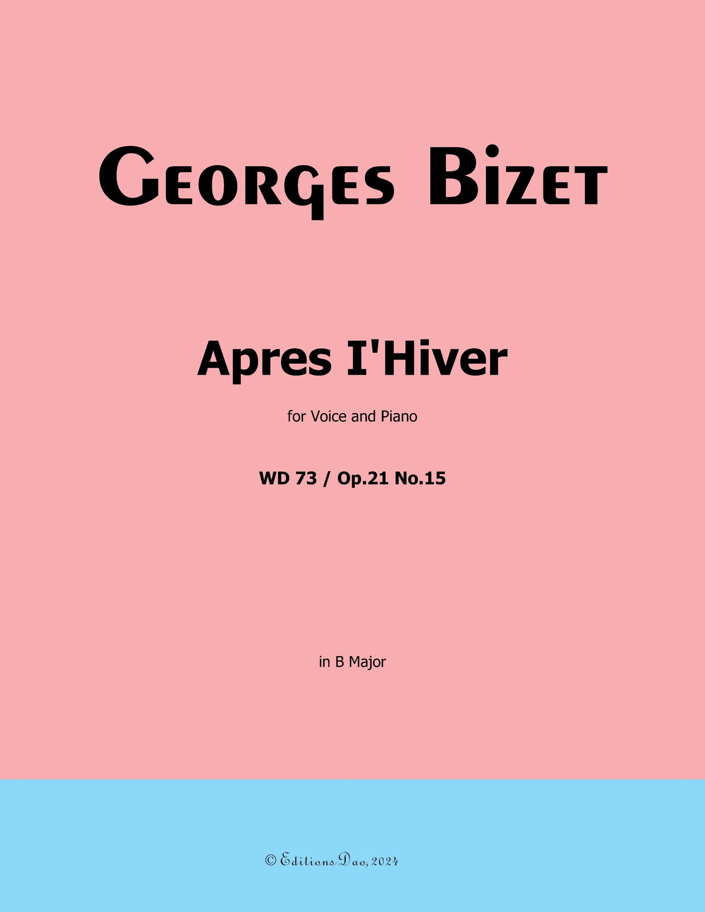 Après l'Hiver by Bizet 