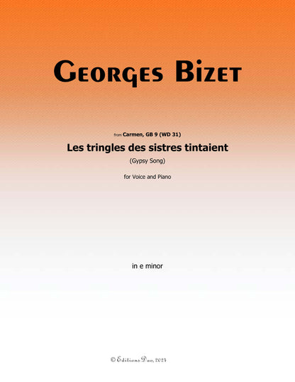 Les tringles des sistres tintaient,by Bizet