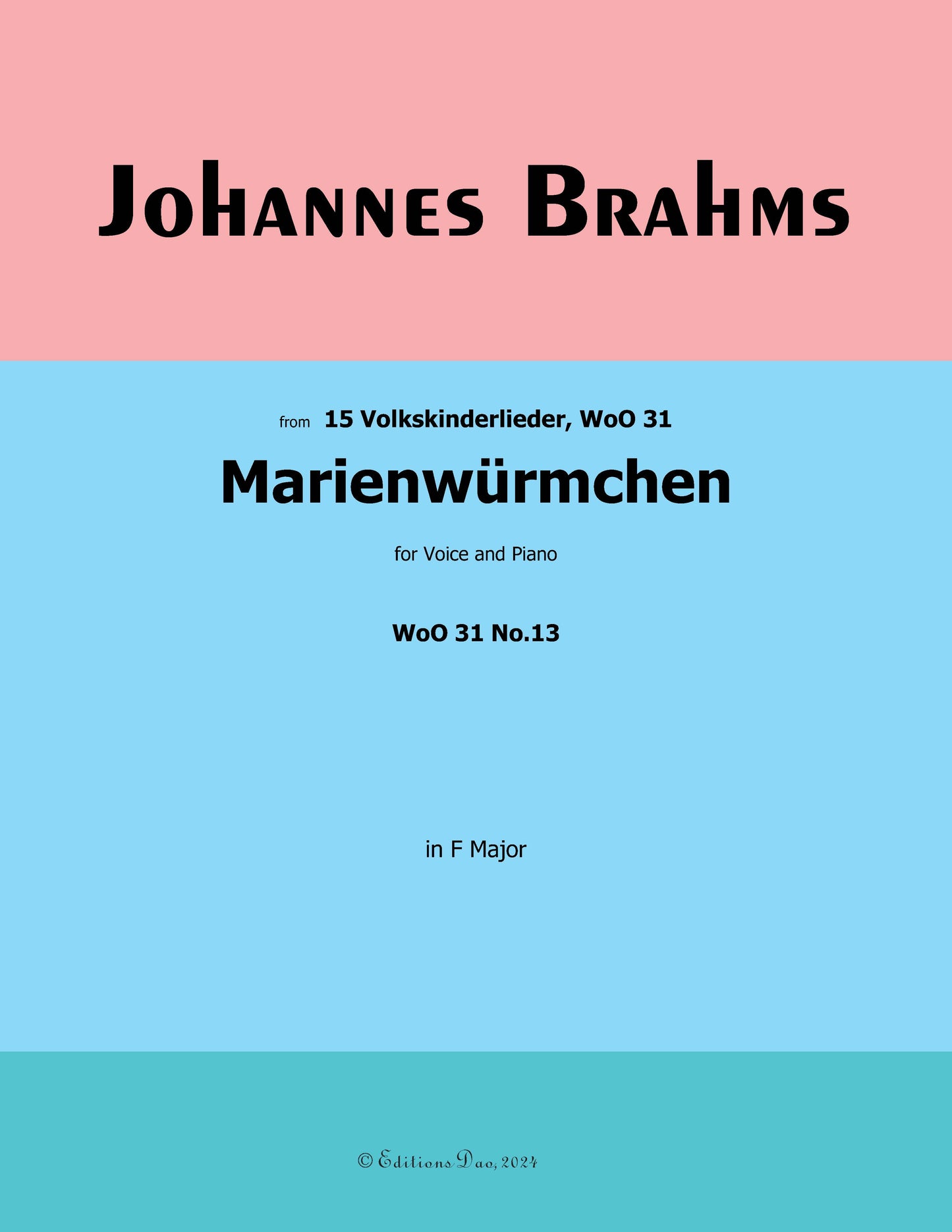 Marienwurmchen,by Brahms