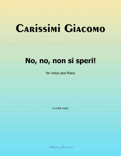 No,no,non si speri,by Carissimi