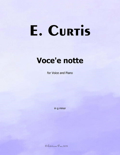 Vocee notte, by De Curtis