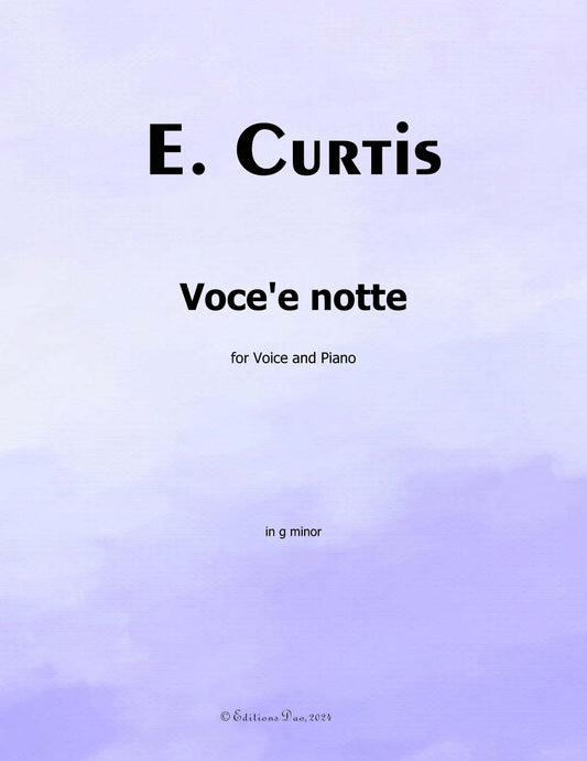 Vocee notte, by De Curtis