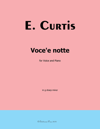 Vocee notte, by De Curtis