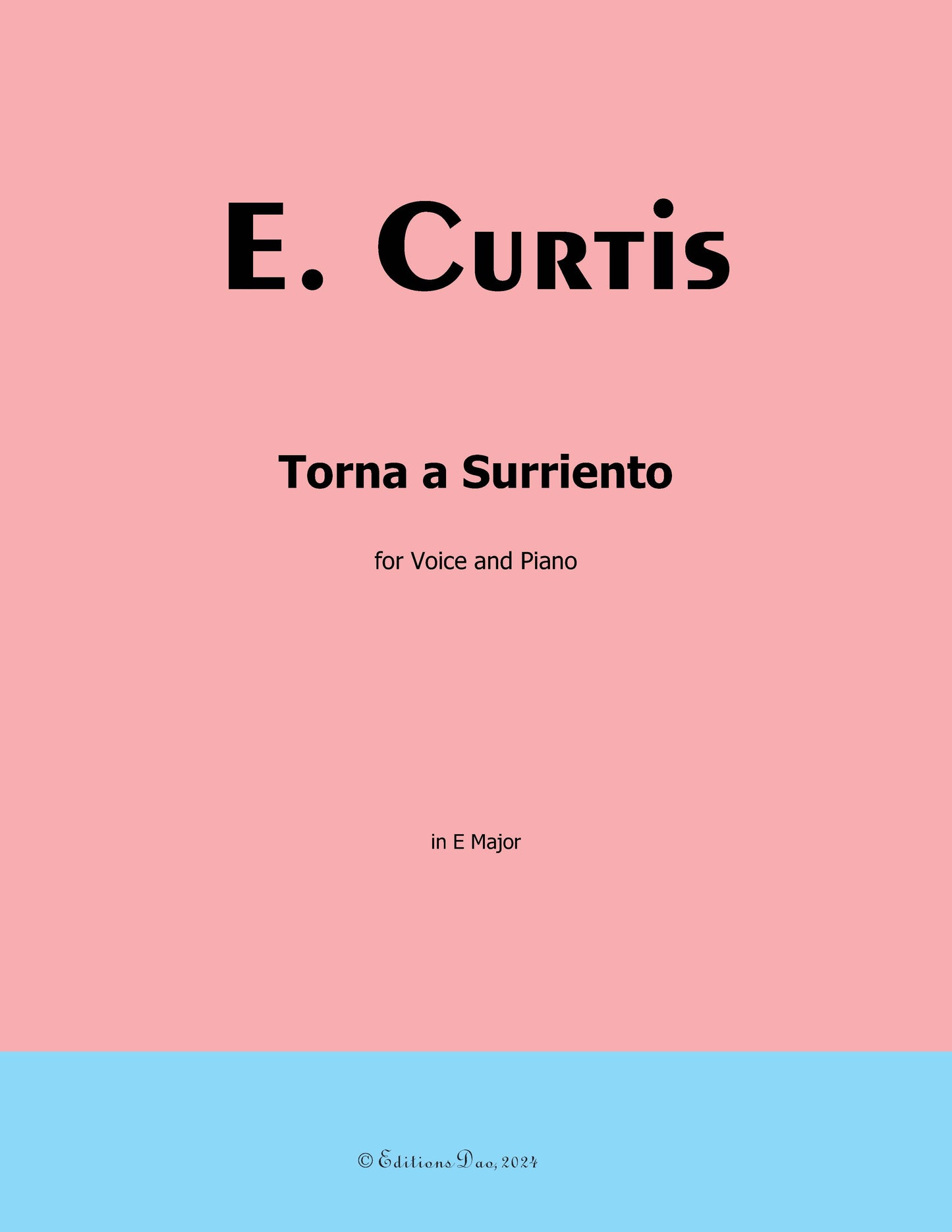 Torna a Surriento, by De Curtis