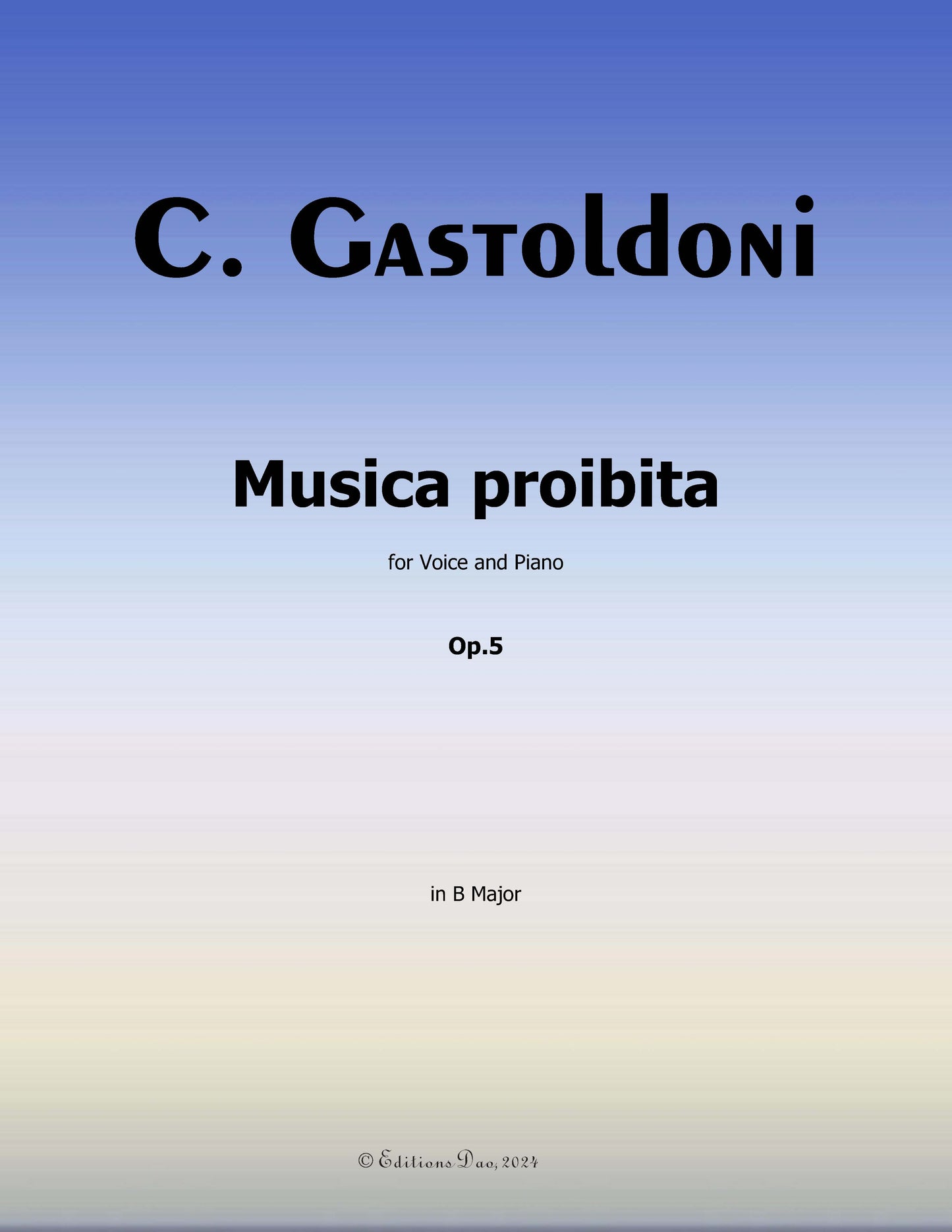 Musica proibita, by Gastaldon