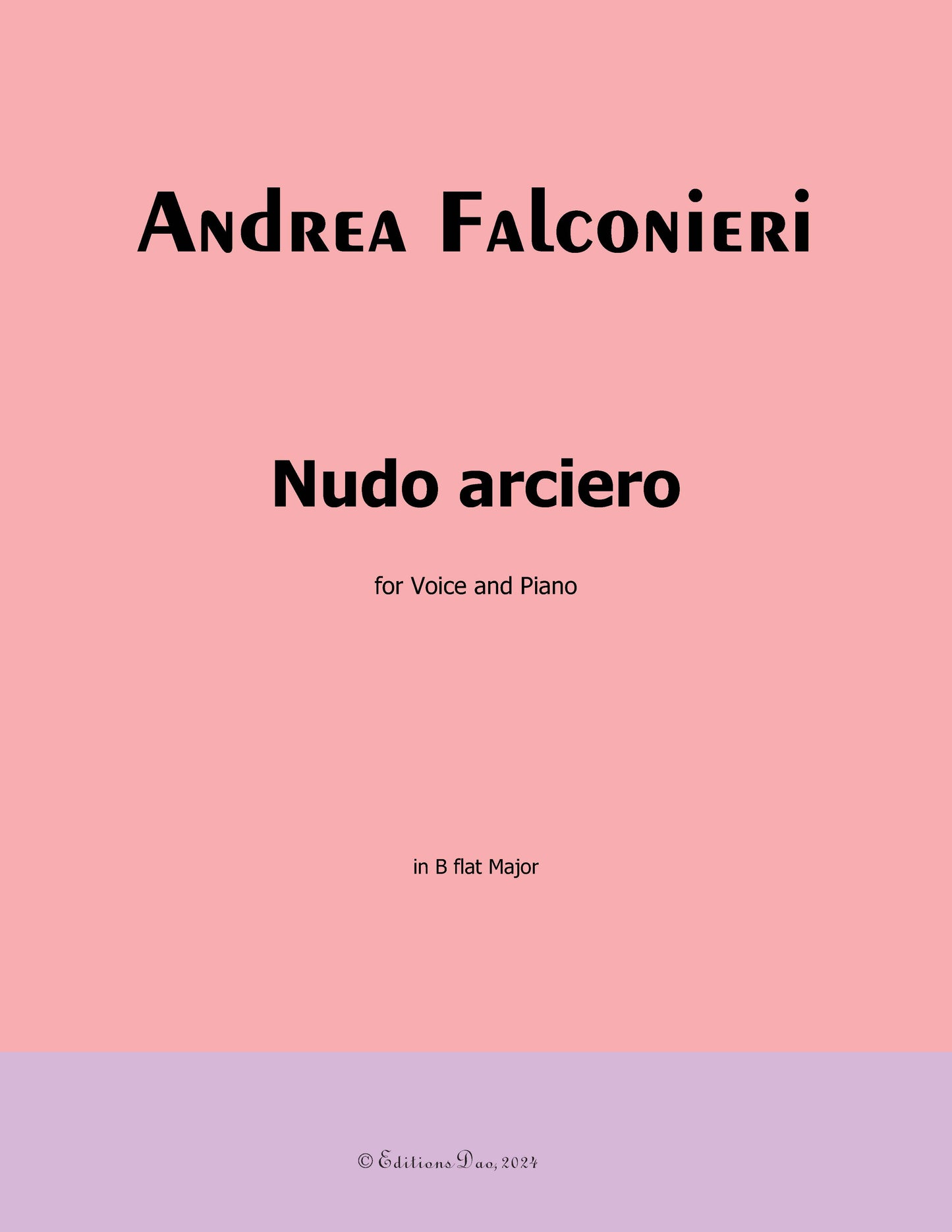 Nudo arciero, by Falconieri