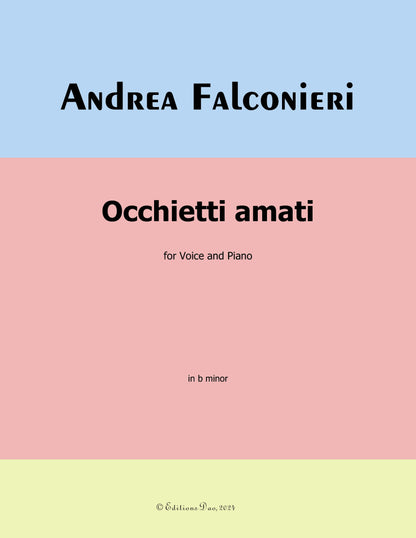 Occhietti amati, by Falconieri