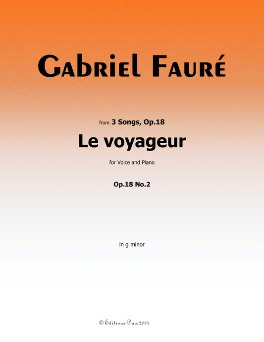 Le voyageur, by G. Fauré