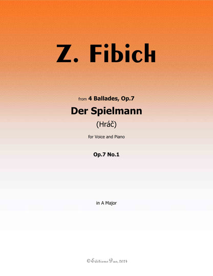 Der Spielmann, by Fibich