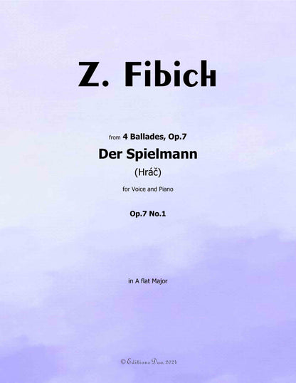 Der Spielmann, by Fibich