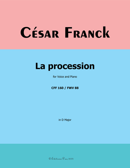 La procession, by C. Franck