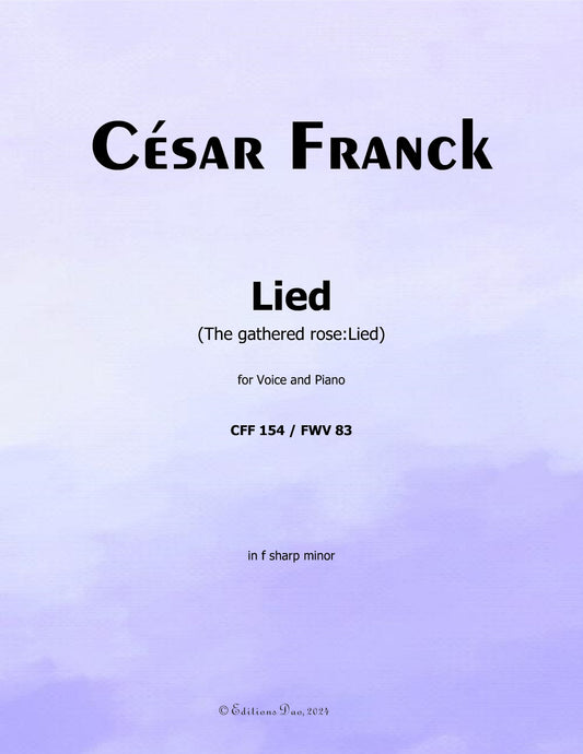 Lied, by C. Franck