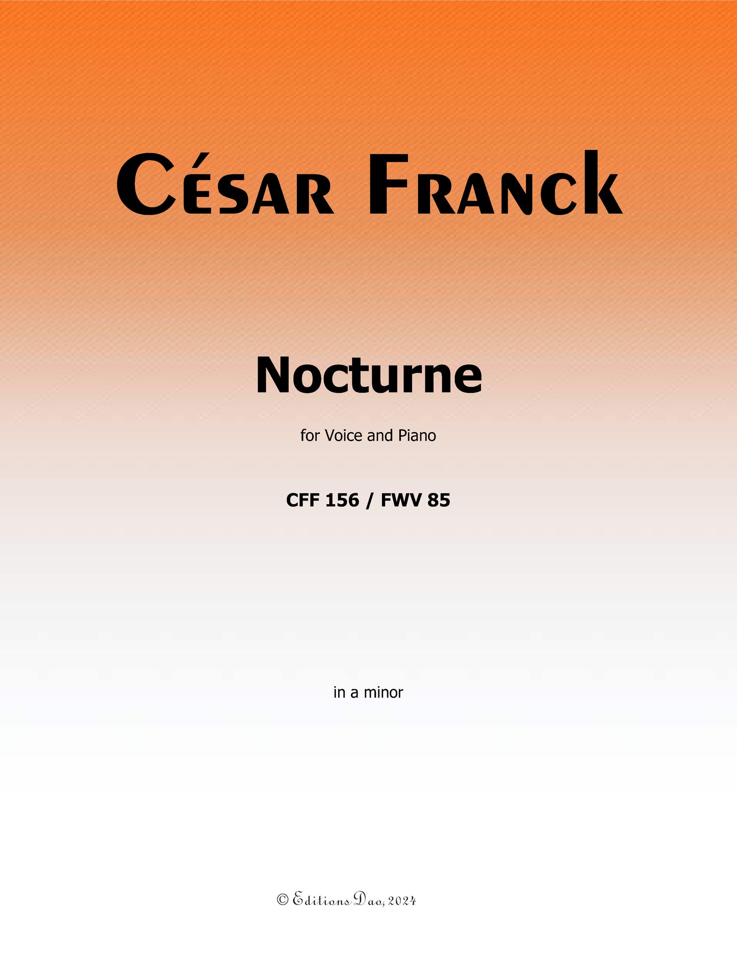 Nocturne, by C. Franck