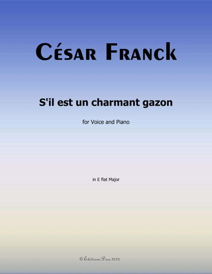 S'il est un charmant gazon, by C. Franck