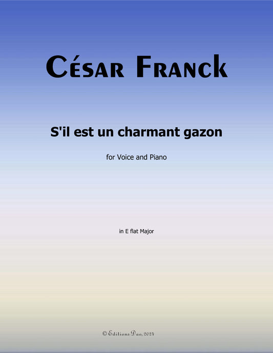 S'il est un charmant gazon, by C. Franck