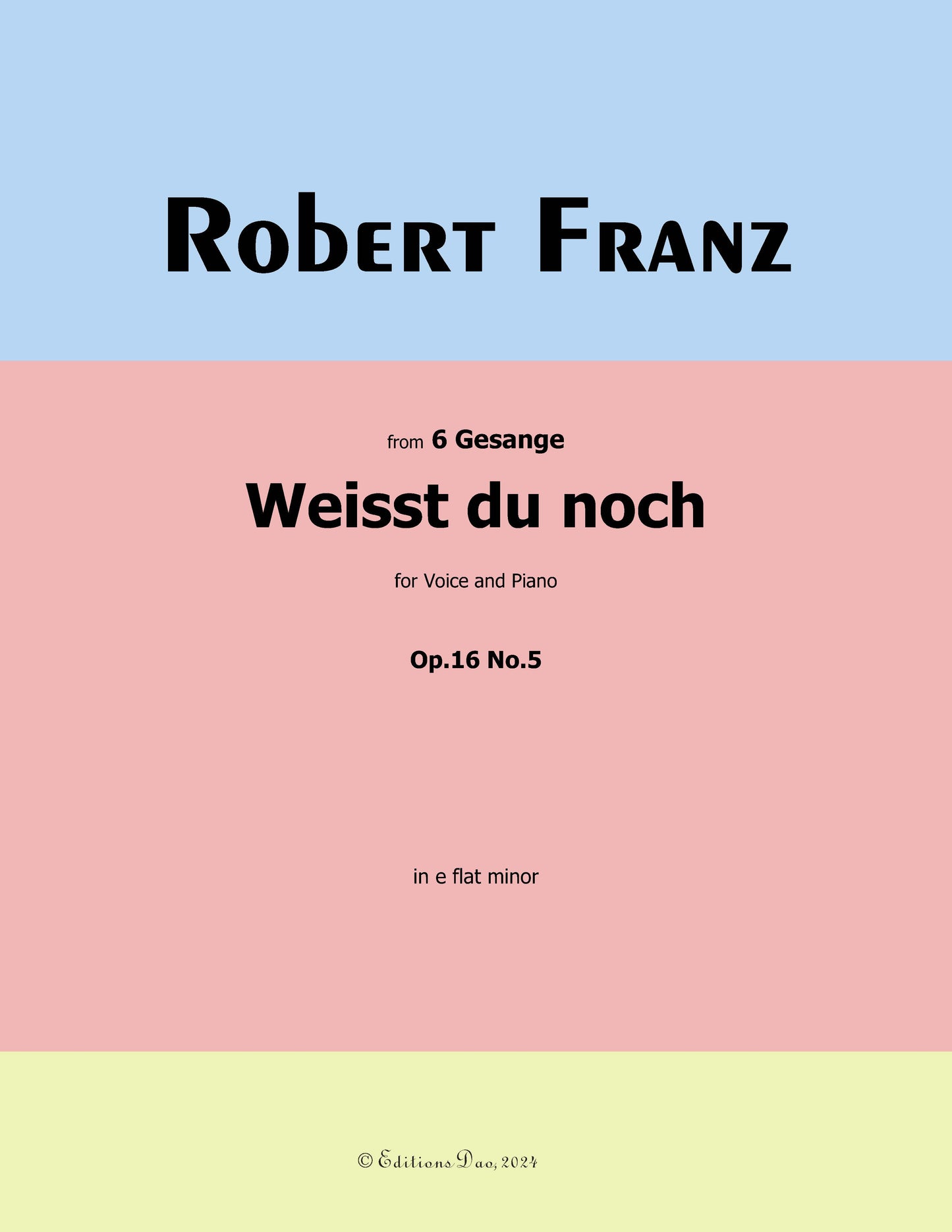 Weisst du noch, by R. Franz