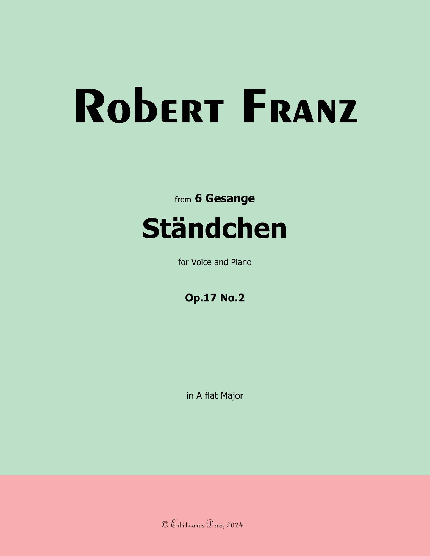 Standchen, by R. Franz