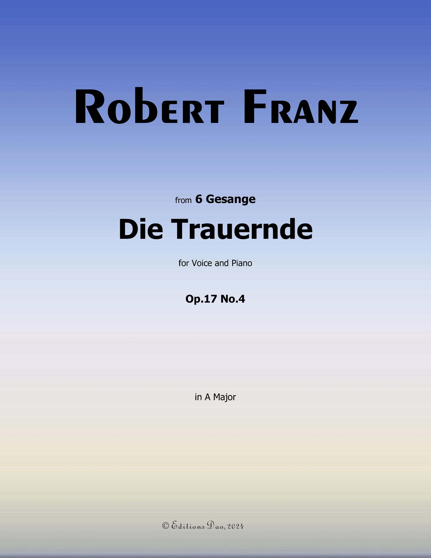 Die Trauernde, by R. Franz