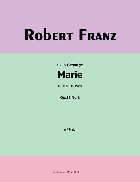 Marie, by R. Franz