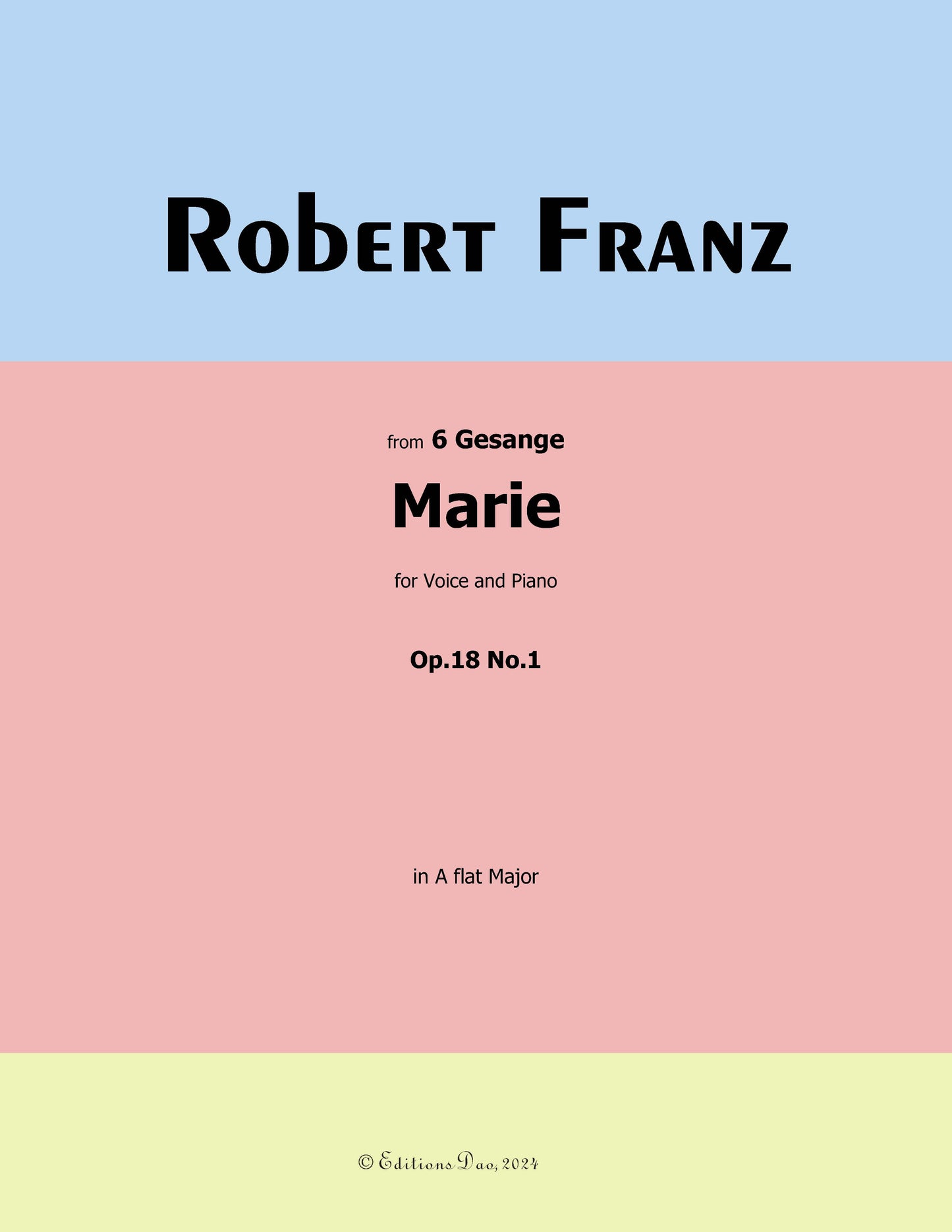 Marie, by R. Franz