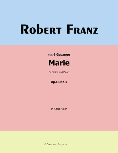 Marie, by R. Franz