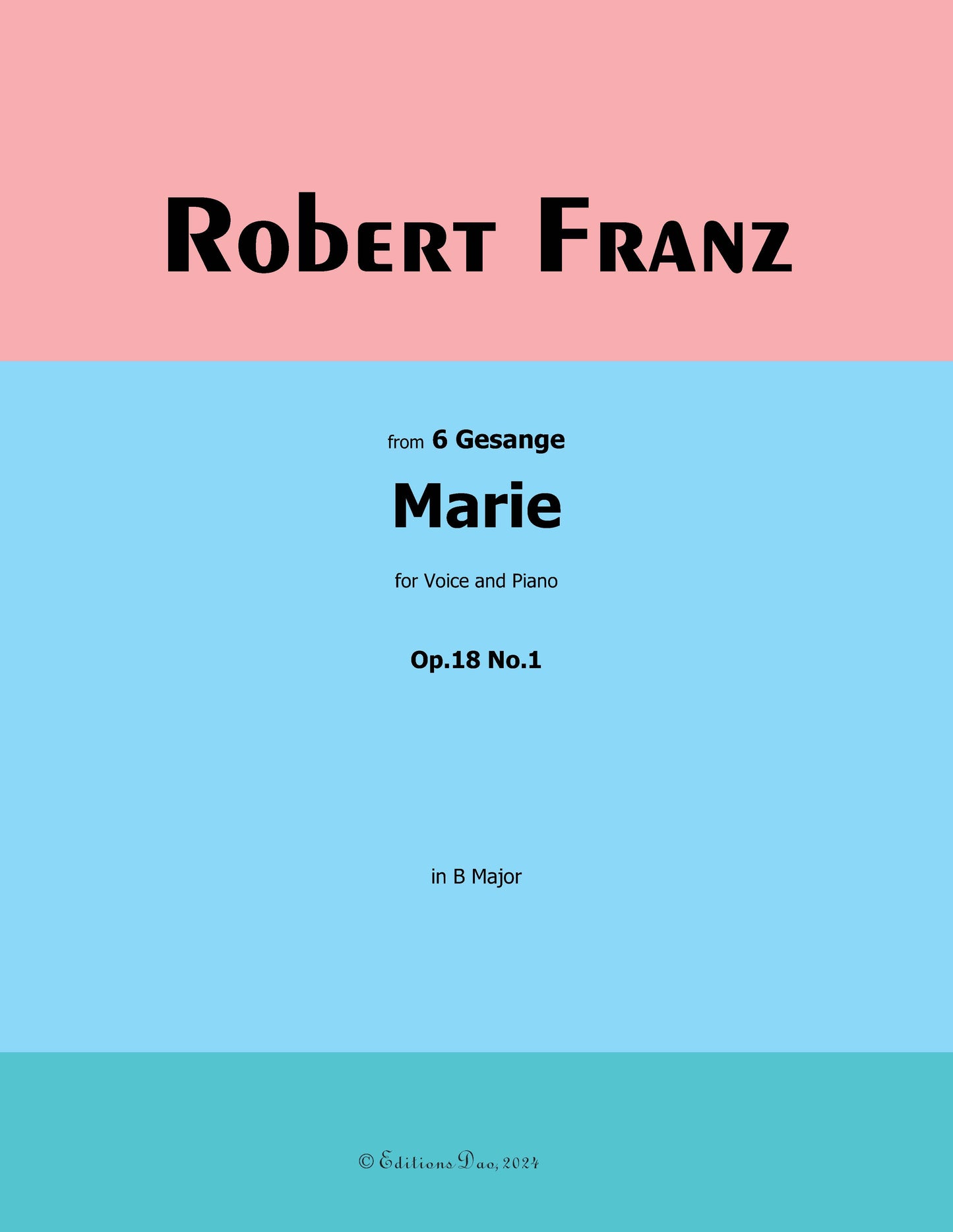 Marie, by R. Franz