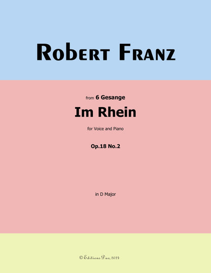 Im Rhein, by R. Franz