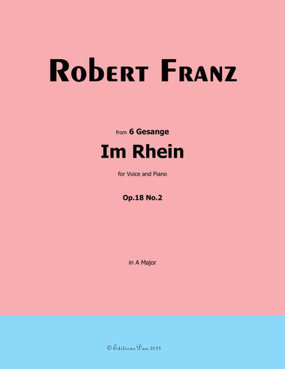 Im Rhein, by R. Franz